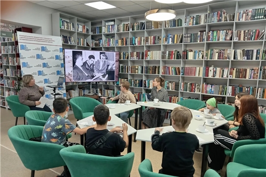 Воскресеный день в библиотеке