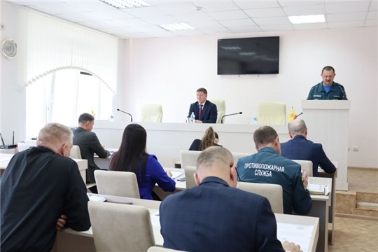 Под председательством министра Чувашской Республики по делам ГО и ЧС Сергея Павлова состоялось заседание Коллегии МЧС Чувашии