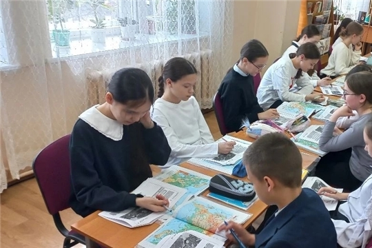 В 5 «Г» классе состоялся Географический диктант
