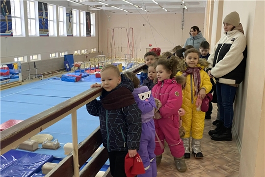Экскурсия воспитанников детского сада № 52 в спортивную школу олимпийского резерва № 6