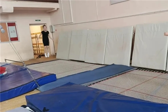 День здоровья и спорта в гимнастическом зале рамках проекта "Ярко в Чувашии"