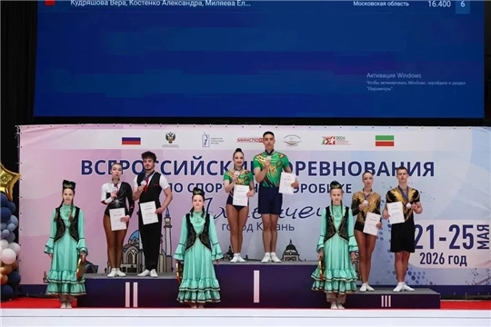 Никита Васильев – победитель Всероссийских соревнований по спортивной аэробике «Алтынчеч» 2026