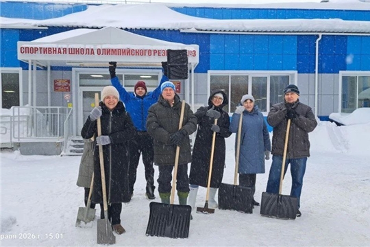 Мы — Команда! На уборку снега ВСЕ ВМЕСТЕ!