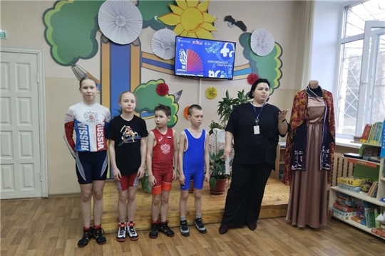 Детско-юношеская библиотека выразила благодарность нашим сотрудникам и спортсменам  АУ ЧР ДО "СШОР №3"