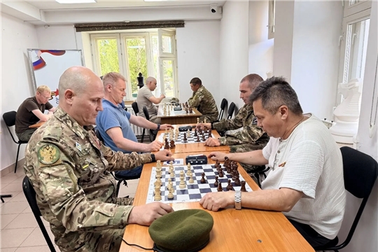 ⭐ Первый республиканский шахматный турнир среди ветеранов боевых действий состоялся в Чебоксарах!
