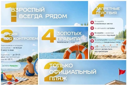  Друзья, безопасность детей на воде — это наша общая зона ответственности!