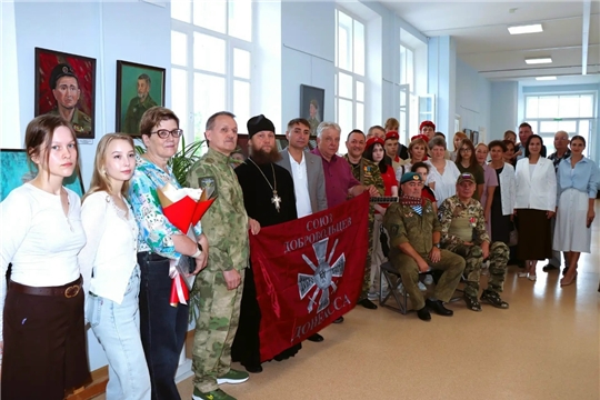 В Ядринском художественно - краеведческом музее открылась выставка «Портрет добровольца».