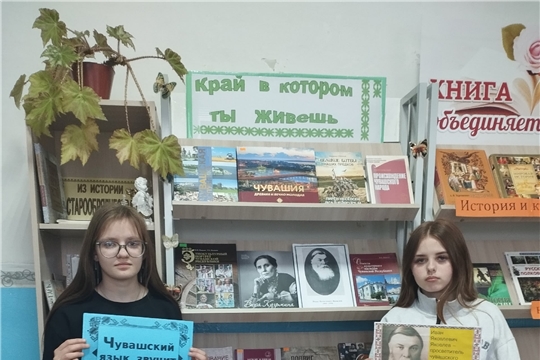 В Можарской библиотеке провели краеведческий час  «Чувашский язык – нам есть чем гордиться!»