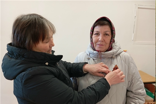 Тюмеревская библиотека присоединилась к всероссийской акции «Георгиевская ленточка»