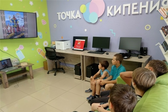 В Центральной библиотеке прошёл показ мультфильма «Крещение Руси»