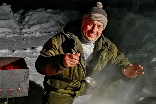 Чебоксарец Валерий Алексеев первую рыбку в 2023 году поймал уже 1 января