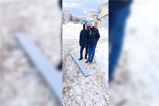 В Чебоксарах воры похитили пандус