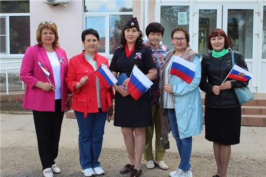 Женсовет Урмарского района принял участие в празднике, посвященном Дню России
