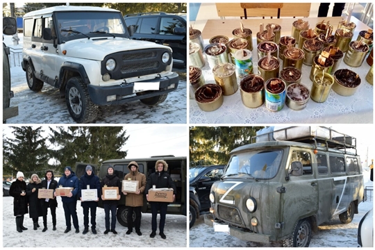 Из Красночетайского округа в зону СВО отправились два автомобиля с гуманитарной помощью