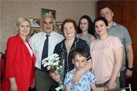 Супруги Ивановы из Канаша отпраздновали золотую свадьбу
