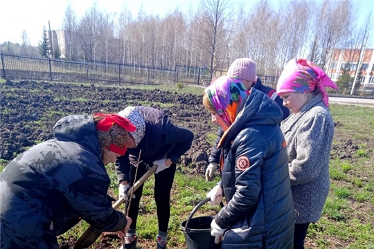 Акция "Сад памяти" в с. Чутеево