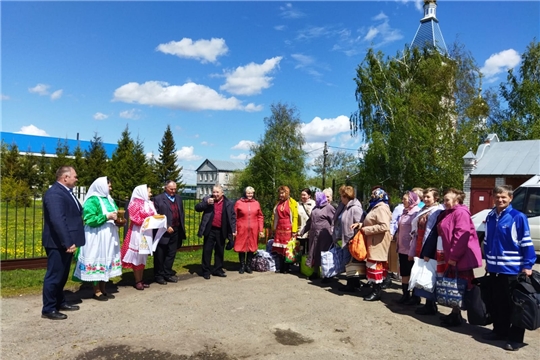 Фольклорный коллектив "Сурпан" в  Яльчиковском  районе