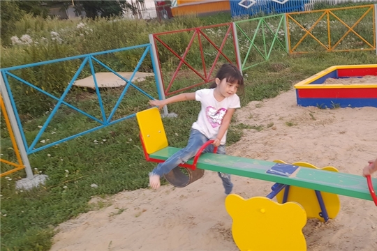 По инициативному проекту в селе Турмыши удалось создать отличное место для активного досуга. 