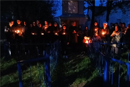 "Свеча памяти" в селе Нижарово