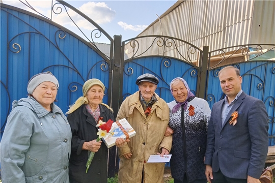 Поздравление на дому в Турмышском сельском поселении