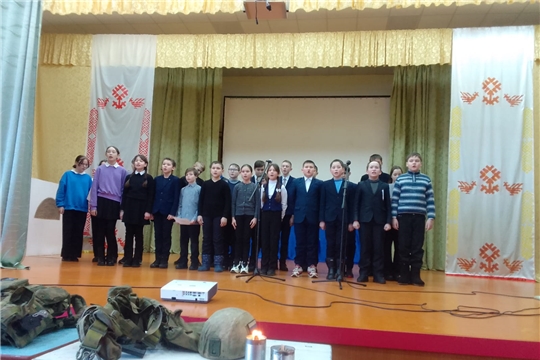 В Персирланском сельском Доме культуры состоялась встреча с участником СВО "Урок мужества"