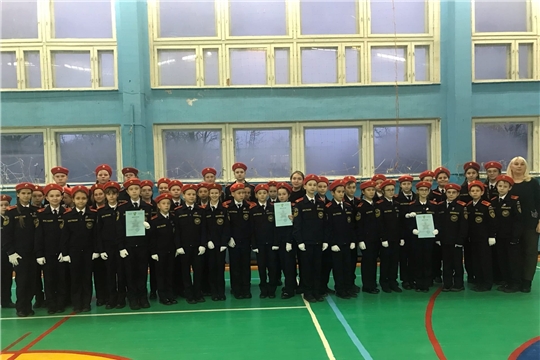  Кадеты и юнармейцы города Новочебоксарска прошли поверку