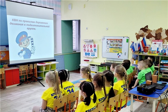 Школа светофорных наук продолжает свою работу в МБДОУ «Детский сад № 34 «Крепыш»
