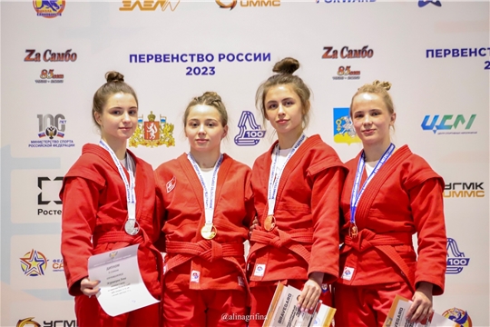 Две медали первенства России по самбо