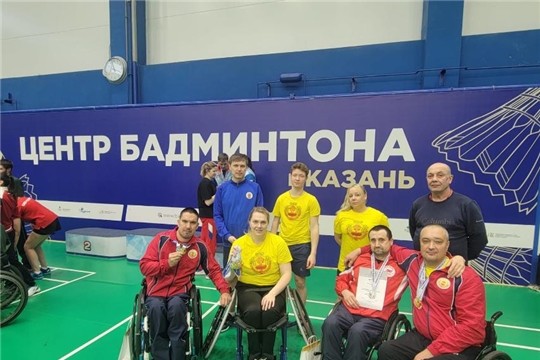Спортсмены Чувашии - на пьедестале Всероссийских соревнований среди лиц с поражением ОДА по бадминтону
