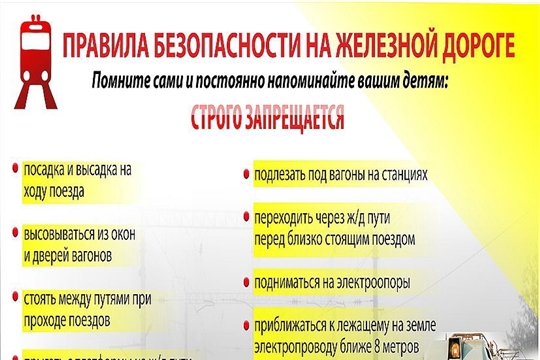 Правила безопасности на железной дороге
