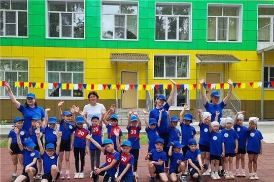 Спортивное лето в детских садах города Чебоксары