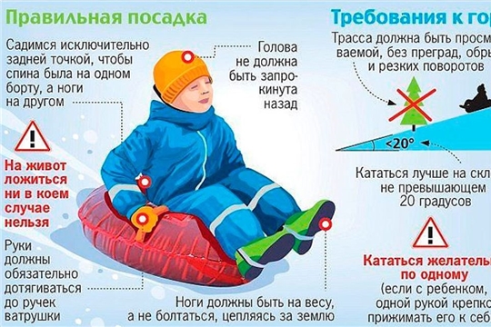 Несколько правил безопасного катания на тюбинге
