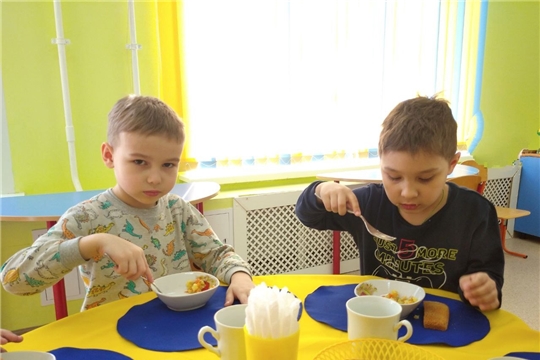 Салат "Зимний" в весеннем меню дошкольников