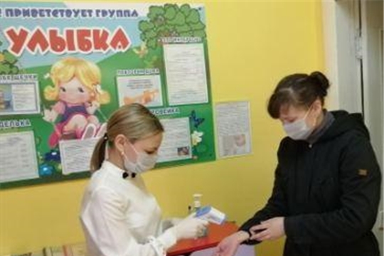 В детском саду проводятся меры по недопущению распространения коронавирусной инфекции (Covid-19)