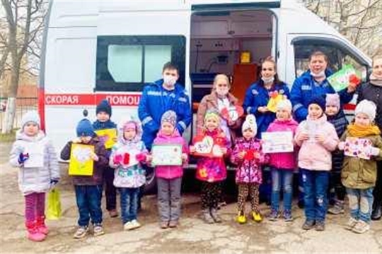 Акция "Символ добра и скорой помощи"