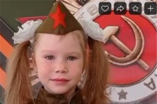 Воспитанники средней группы поздравляют с Днем Победы