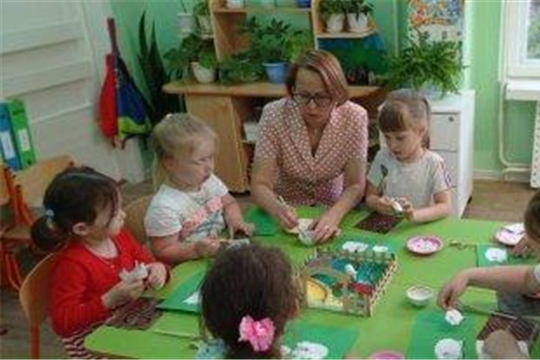 Итоговые занятия в творческой мастерской "Рукавичка"