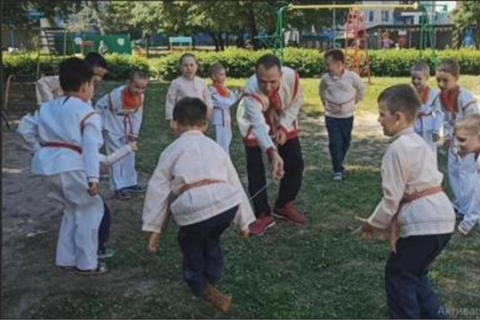 В детском саду состоялся спортивный марафон "Игры Батыра"