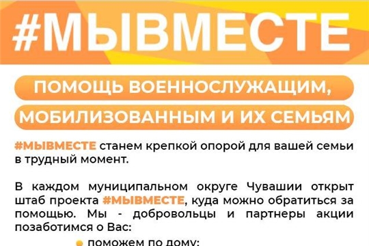 МЫ ВМЕСТЕ! ПОМОЩЬ ВОЕННОСЛУЖАЩИМ, МОБИЛИЗОВАННЫМ И ИХ СЕМЬЯМ