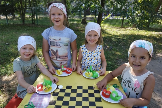 Объемные поделки к Яблочному Спасу