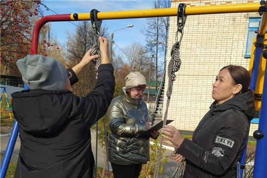 Контроль "Безопасность оборудования на детских игровых площадках"