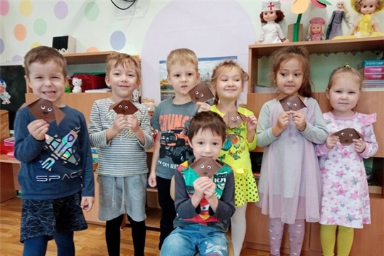 "Собачка" в рамках кружка "Волшебный мир оригами"