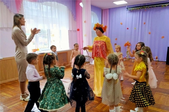 Осеннее развлечение в группе "Капитошка"