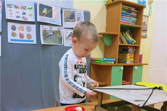 Беседа «Трудно птицам зимовать - будем птицам помогать» в рамках Года экологической культуры и бережного природопользования в Чувашской Республике 