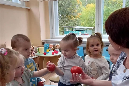 Неделя "Овощи" в группе раннего возраста