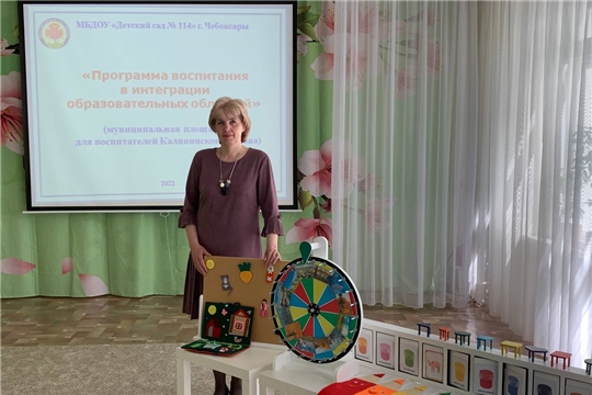 Встреча с воспитателями Калининского района г. Чебоксары в рамках муниципальной площадки на тему "Программа воспитания в интеграции образовательных областей"