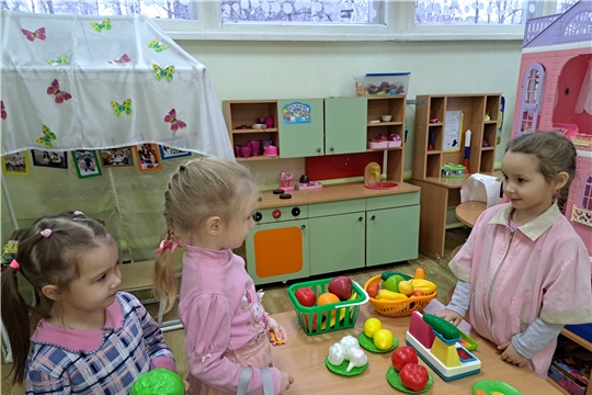 Сюжетно-ролевая игра "Магазин полезных продуктов"