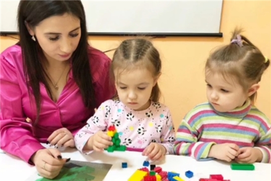 Отчетное занятие в кружке "Лего Дупло" 