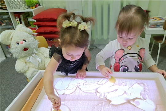 Отчетное мероприятие в кружке «Умный песок для малышей»