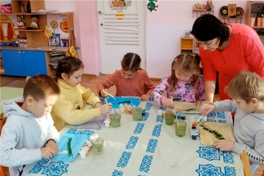 Отчетное мероприятие в кружке ""Волшебные краски"